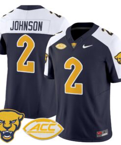 Kenny Johnson Jersey 2 Pittsburgh Panthers 2025 Limited Stitched Navy Alter a8a97d1c 27f3 4d24 9ecb 0723bb05fa16