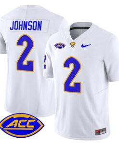 Kenny Johnson Jersey #2 Pittsburgh Panthers 2025 Limited Stitched
