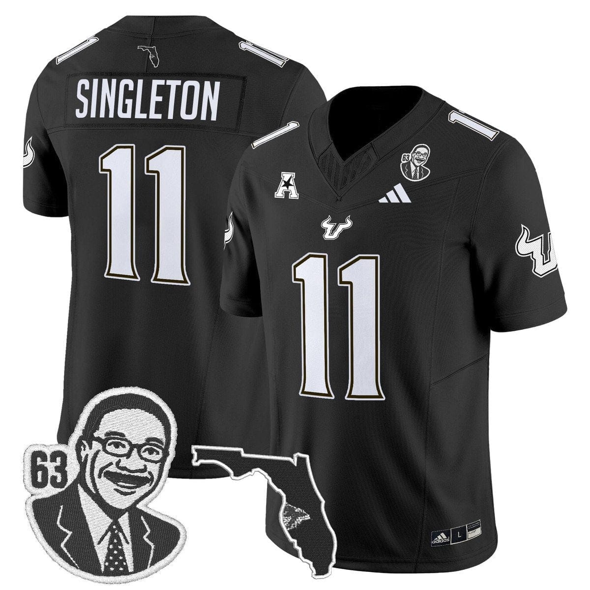 Keshaun Singleton Jersey #11 South Florida Bulls Lee Roy Selmon Legacy 1 Keshaun Singleton Jersey #11 South Florida Bulls Lee Roy Selmon Legacy