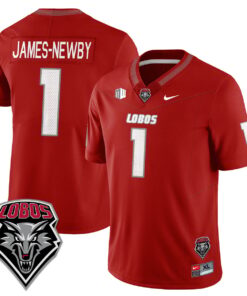 Keyshawn James-Newby Jersey #1 UNM Lobo Football 2025 Stitched