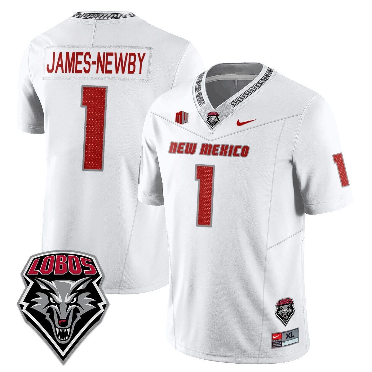 Keyshawn James-Newby Jersey #1 UNM Lobo Football 2025 Stitched - Image 2