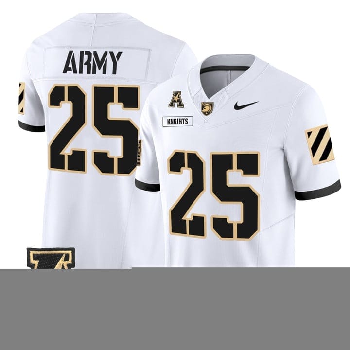 Knights Jersey #25 Army Black Knights 2025 Vapor Limited Stitched 2 Knights Jersey #25 Army Black Knights 2025 Vapor Limited Stitched - Image 2