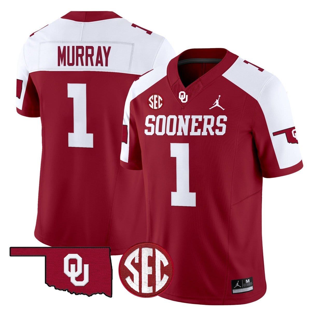 Kyler Murray Jersey #1 Oklahoma Sooners 2025 Limited Stitched - Image 2