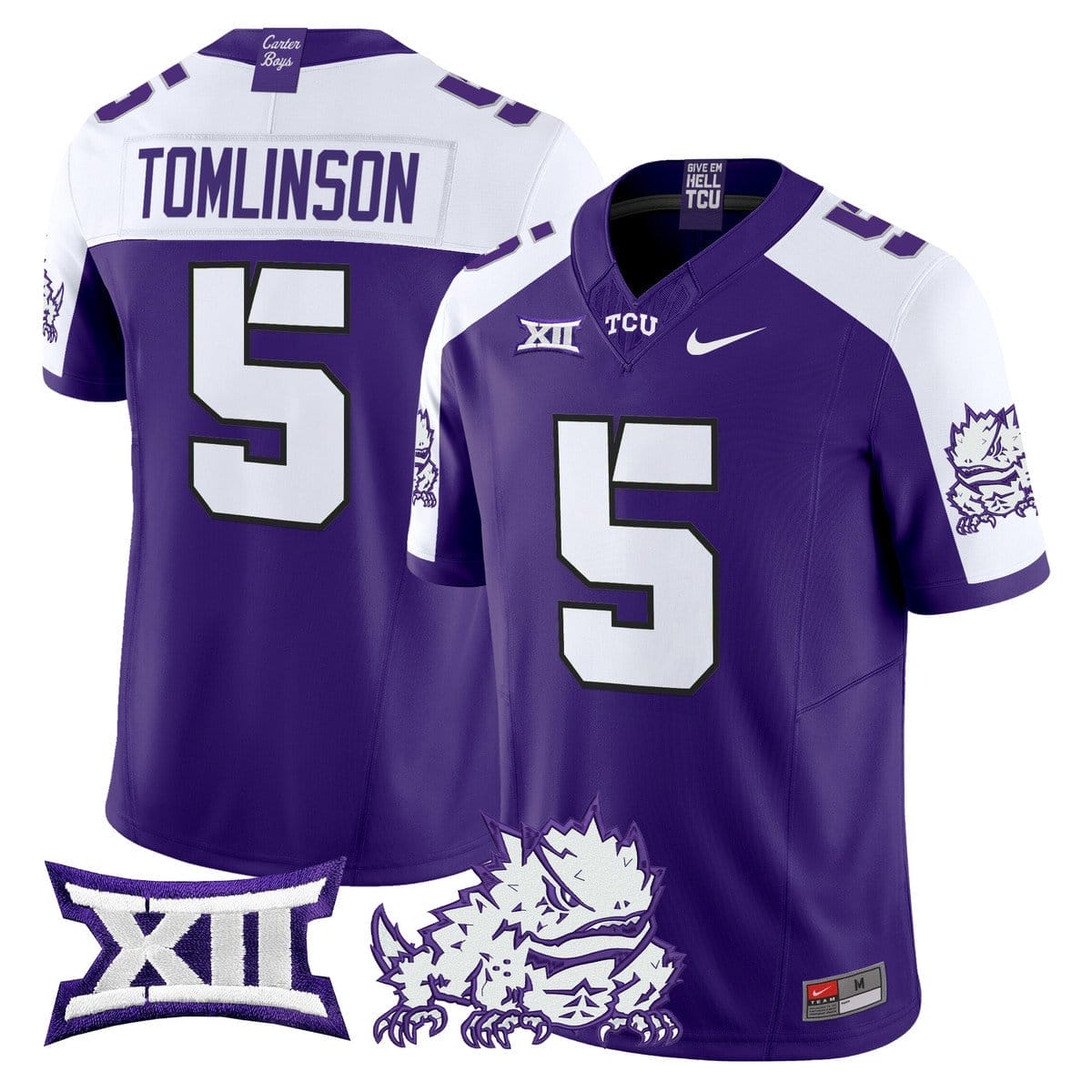 LaDainian Tomlinson Jersey #5 TCU Horned Frogs 2025 Limited Stitched 4 LaDainian Tomlinson Jersey #5 TCU Horned Frogs 2025 Limited Stitched - Image 4