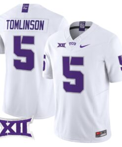 LaDainian Tomlinson Jersey 5 TCU Horned Frogs 2025 Limited Stitched White 5f9baaa3 795e 4974 b09e 86eedf42f56a