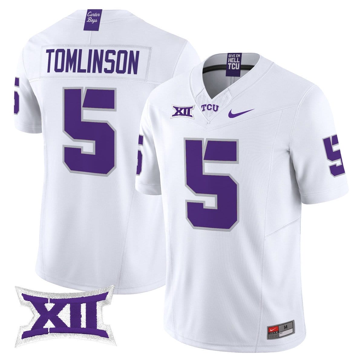 LaDainian Tomlinson Jersey #5 TCU Horned Frogs 2025 Limited Stitched 2 LaDainian Tomlinson Jersey #5 TCU Horned Frogs 2025 Limited Stitched - Image 2