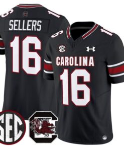 LaNorris Sellers Jersey #16 South Carolina Gamecocks 2025 Stitched