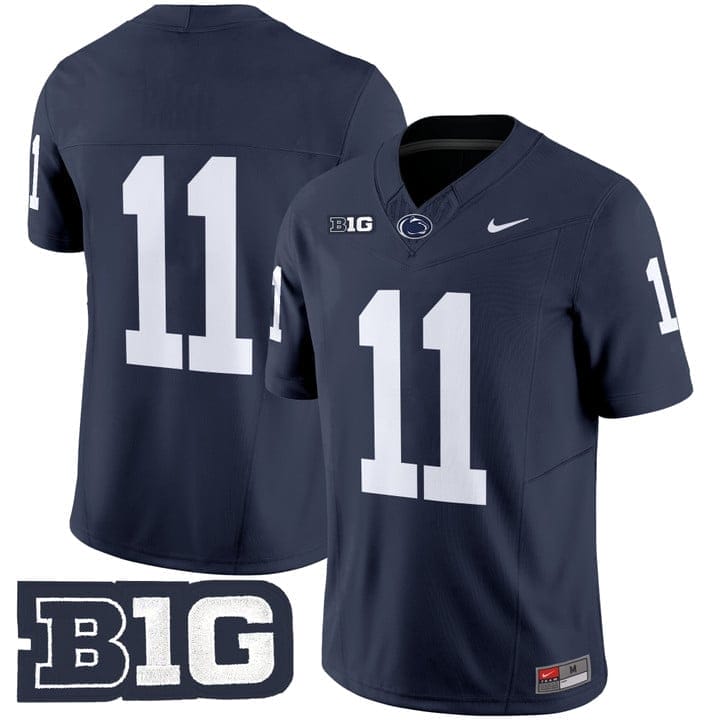 LaVar Arrington Jersey #11 No Name Penn State Nittany Lions 2025 Stitched 2 LaVar Arrington Jersey #11 No Name Penn State Nittany Lions 2025 Stitched - Image 2