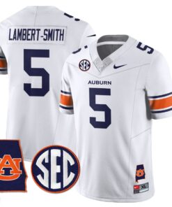 Alternative view of Lambert-Smith Jersey #5 Auburn Tigers Alabama Patch Vapor Stitched