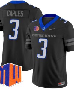 Latrell Caples Jersey #3 Boise State Broncos 2025 Vapor Stitched