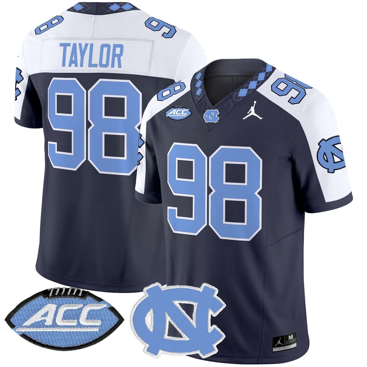 Lawrence Taylor Jersey #98 North Carolina Tar Heels 2025 Stitched - Image 4