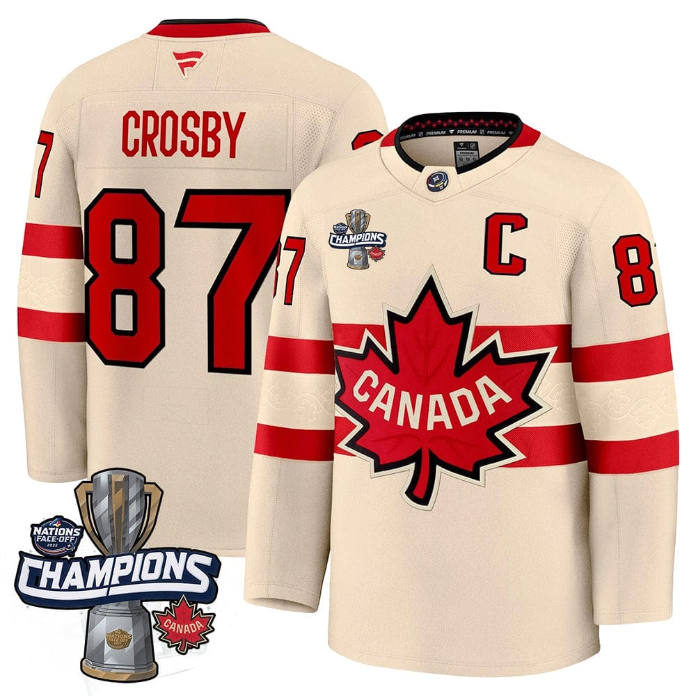 Men Canada 2025 4 Nations Face-Off Champions Jersey - All Stitched 12 Men Canada 2025 4 Nations Face-Off Champions Jersey - All Stitched - Image 12