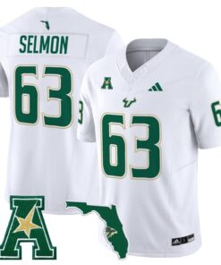 Lee Roy Selmon Jersey 63 South Florida Bulls 2025 Limited Stitched White 19c89d65 b498 4a23 b63a ee334991104e