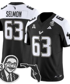 Quinton Flowers Jersey #9 South Florida Bulls Lee Roy Selmon Legacy Black Alter