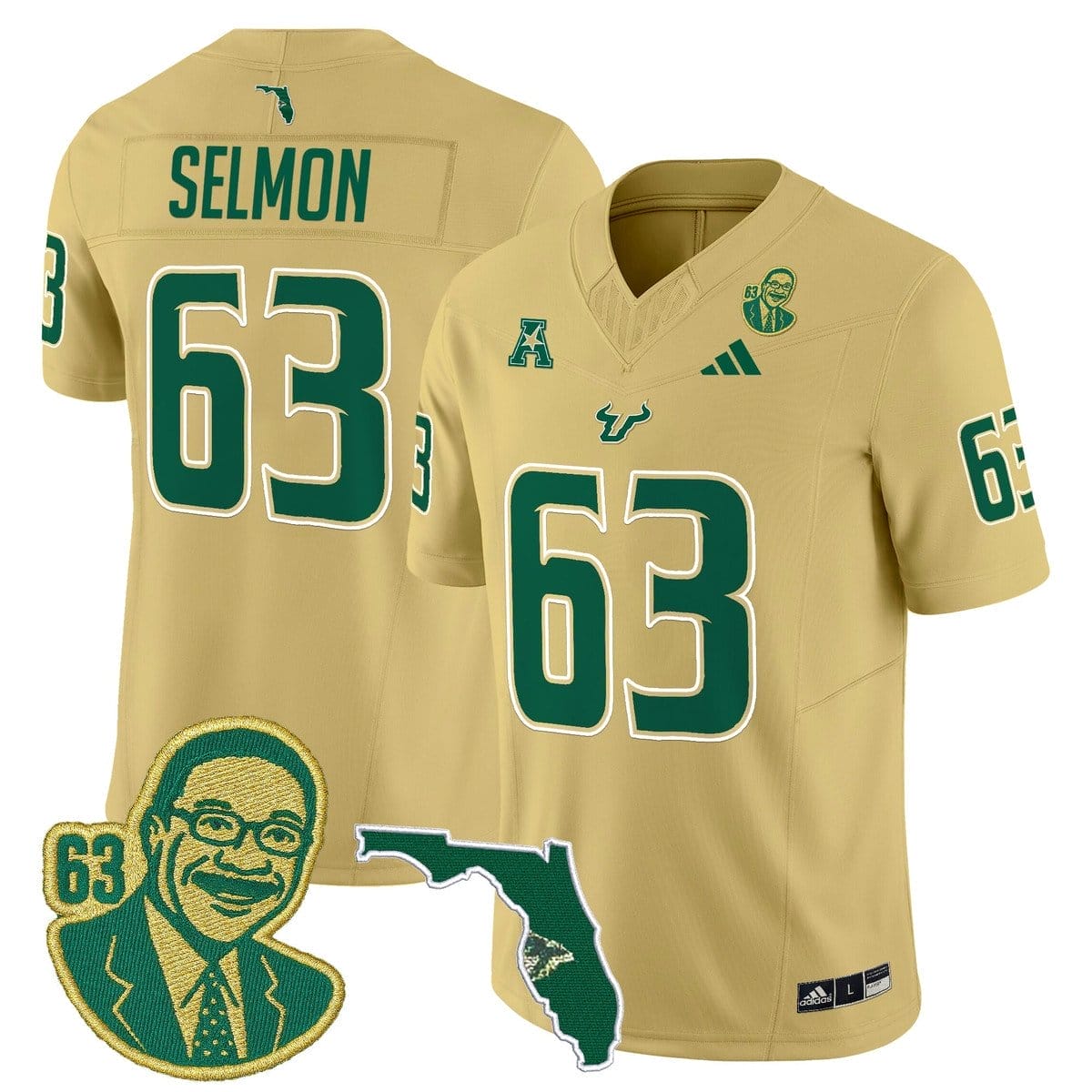 Quinton Flowers Jersey #9 South Florida Bulls Lee Roy Selmon Legacy Black Alter - Image 4
