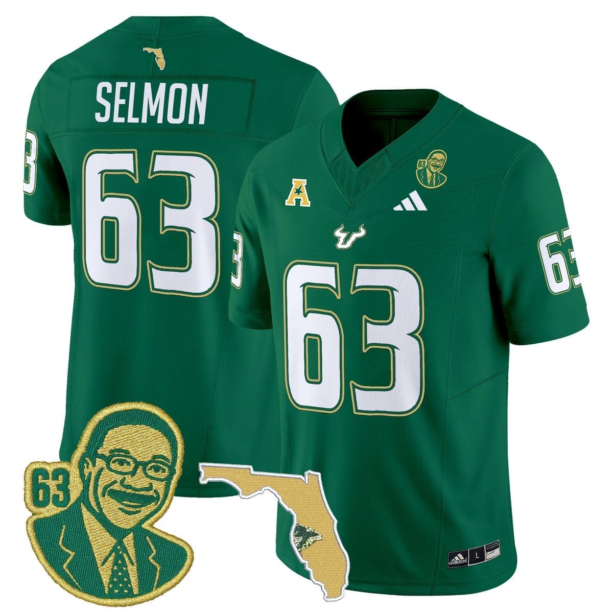 Quinton Flowers Jersey #9 South Florida Bulls Lee Roy Selmon Legacy Black Alter - Image 5