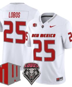 Alternative view of Lobos Jersey #25 New Mexico Lobos 2025 Vapor Limited Stitched