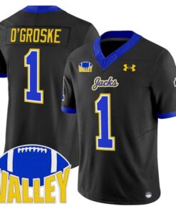 Lofton O'Groske Jersey #1 South Dakota State Jackrabbits 2025 Stitched