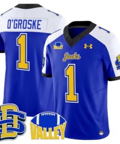 Lofton O Groske Jersey 1 South Dakota State Jackrabbits 2025 Stitched Blue Alter cb136583 44e0 4341 80c1 3eb0c9410dfa