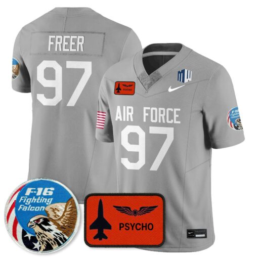 Luke Freer Jersey #97 Air Force 2025 Honor F-16 Stitched - Image 5