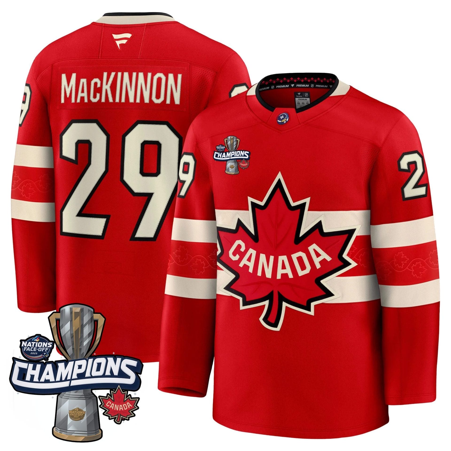 Men Canada 2025 4 Nations Face-Off Champions Jersey - All Stitched 26 Men Canada 2025 4 Nations Face-Off Champions Jersey - All Stitched - Image 26