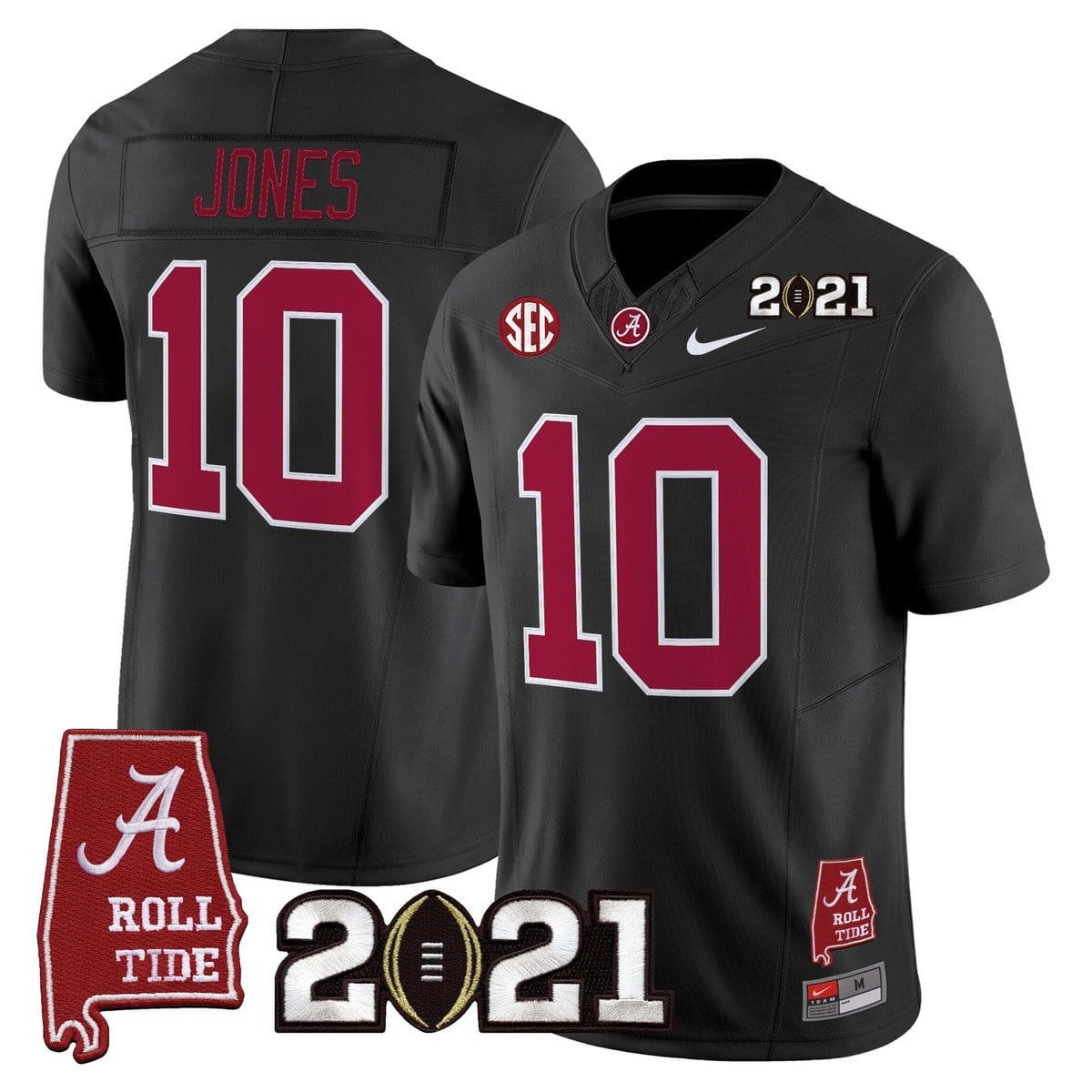 Mac Jones Jersey #10 Alabama 2021 CFP Championship Alabama Map 1 Mac Jones Jersey #10 Alabama 2021 CFP Championship Alabama Map