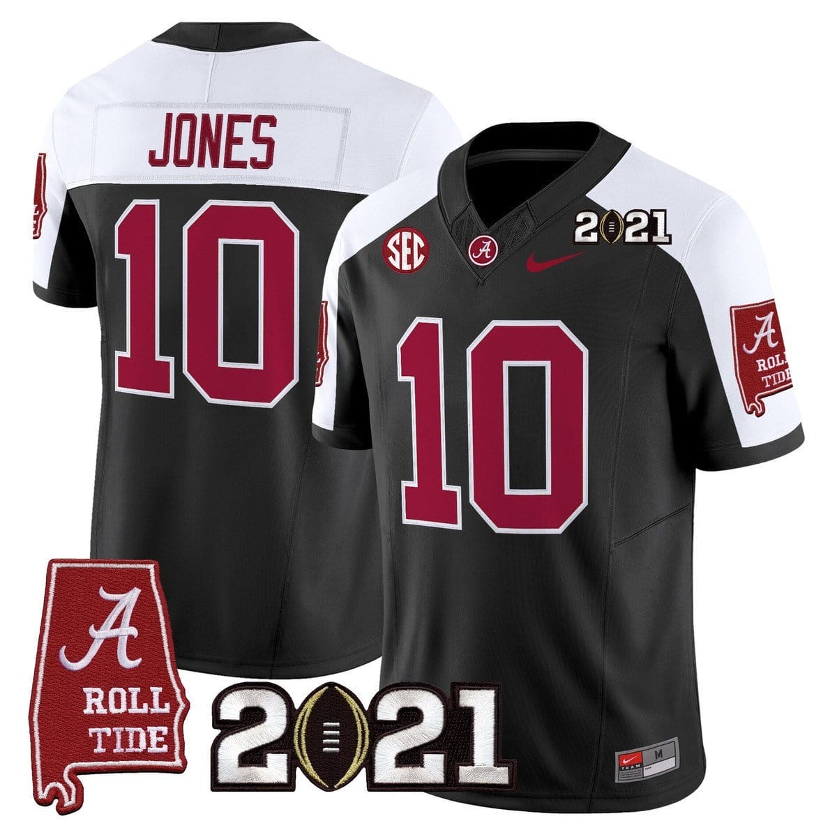 Mac Jones Jersey #10 Alabama 2021 CFP Championship Alabama Map 3 Mac Jones Jersey #10 Alabama 2021 CFP Championship Alabama Map - Image 3