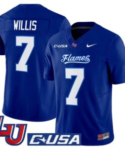Alternative view of Malik Willis Jersey #7 Liberty Flames 2025 Vapor Limited Stitched