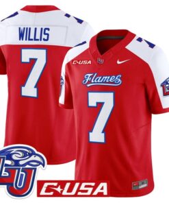 Malik Willis Jersey 7 Liberty Flames 2025 Vapor Limited Stitched Red Alter 6e1e9475 72c1 42ee 9819 21fdeeb37762