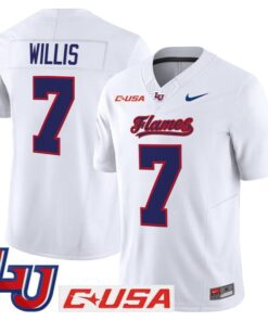 Malik Willis Jersey #7 Liberty Flames 2025 Vapor Limited Stitched
