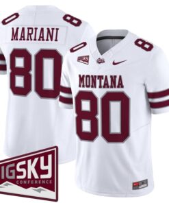 Alternative view of Marc Mariani Jersey #80 Montana Grizzlies 2025 Vapor Stitched