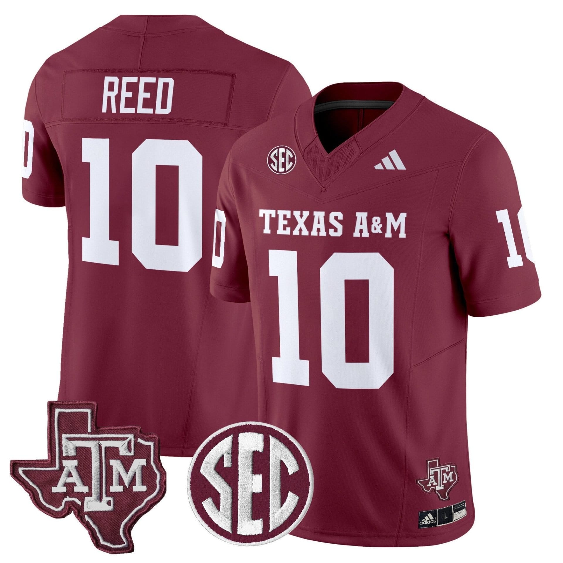 Marcel Reed Jersey #10 Texas A&M Aggies 2025 Vapor Stitched - Image 5