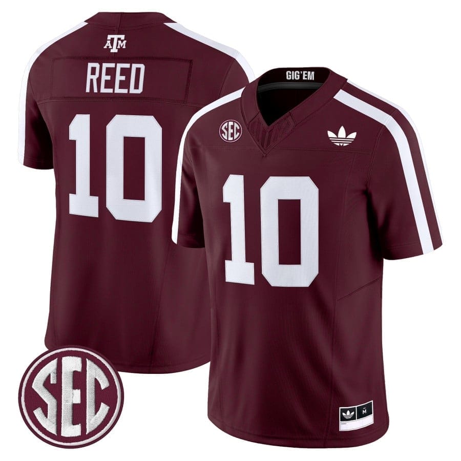 Marcel Reed Jersey #10 Texas A&M Aggies 2025 Vapor V2 Stitched - Image 5