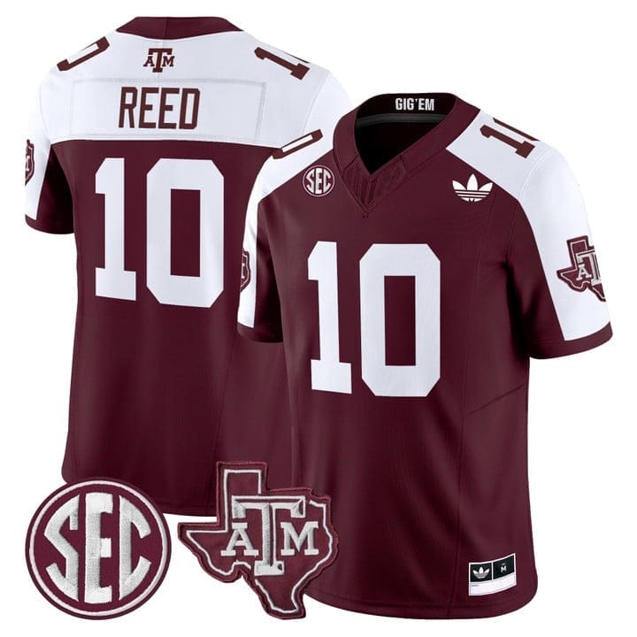 Marcel Reed Jersey #10 Texas A&M Aggies 2025 Vapor V2 Stitched - Image 4