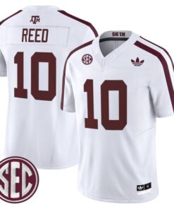Alternative view of Marcel Reed Jersey #10 Texas A&M Aggies 2025 Vapor V2 Stitched