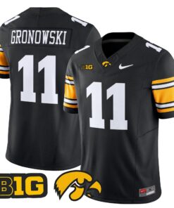 Mark Gronowski Jersey #11 Iowa Hawkeyes 2025 Limited Stitched