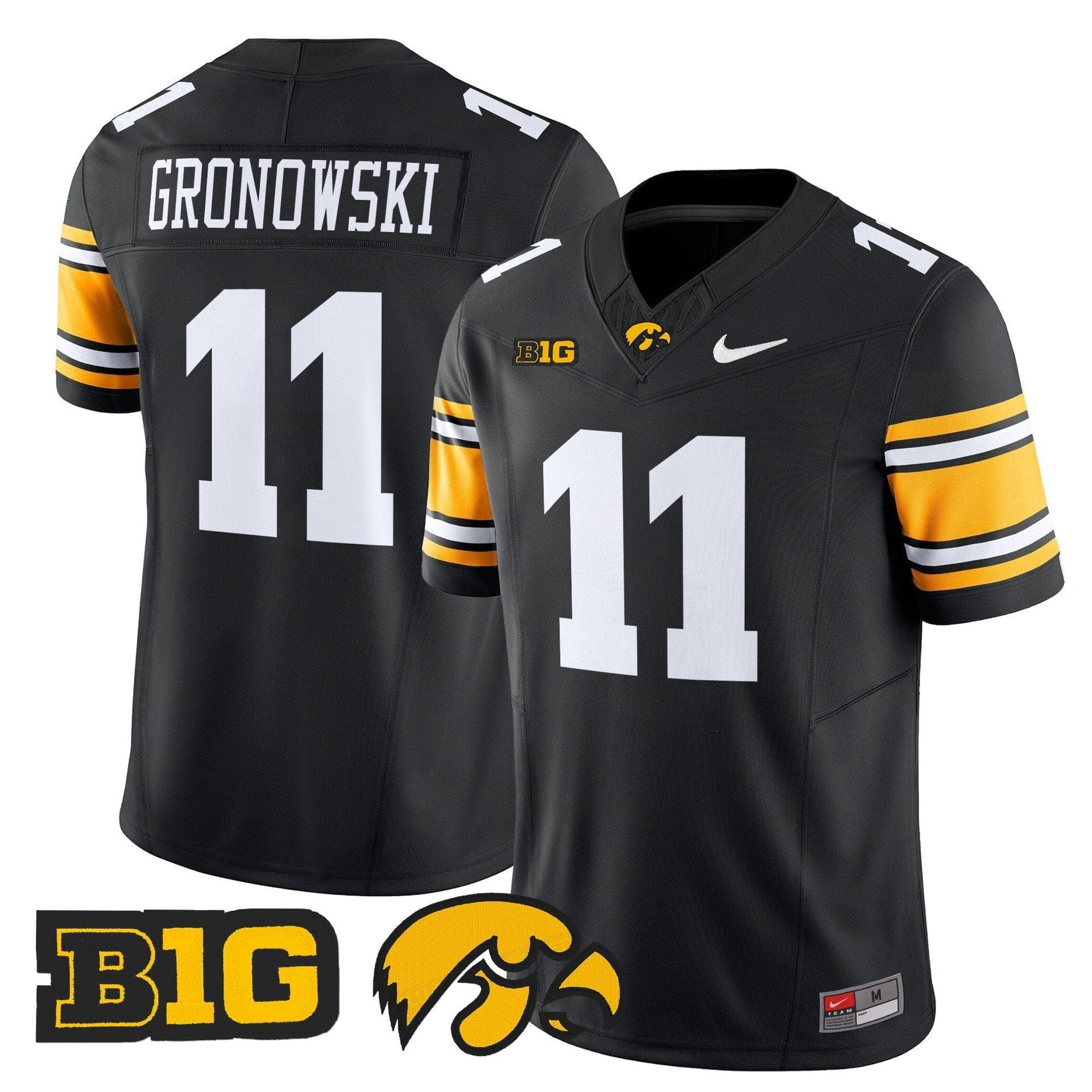 Mark Gronowski Jersey #11 Iowa Hawkeyes 2025 Limited Stitched
