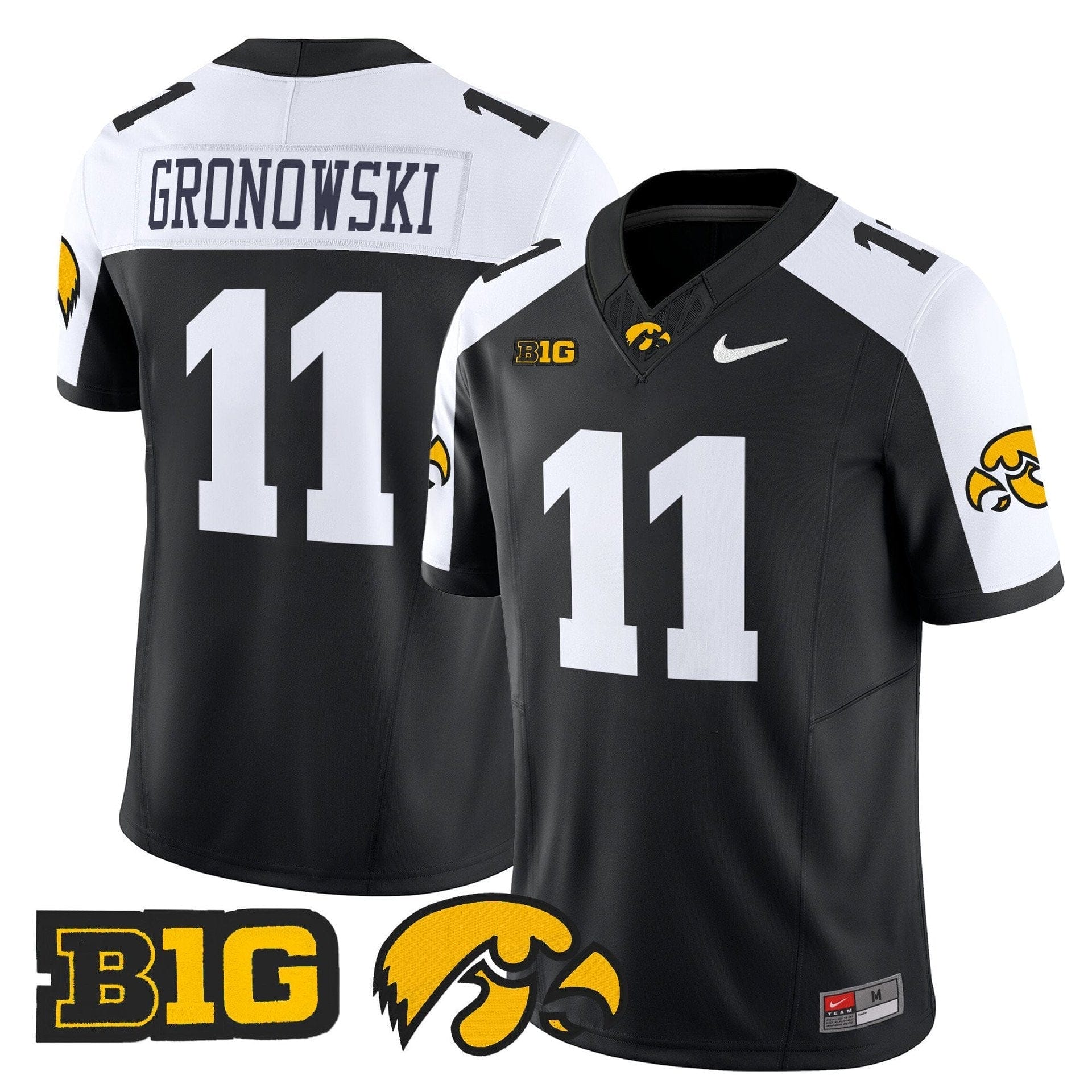 Mark Gronowski Jersey #11 Iowa Hawkeyes 2025 Limited Stitched - Image 3