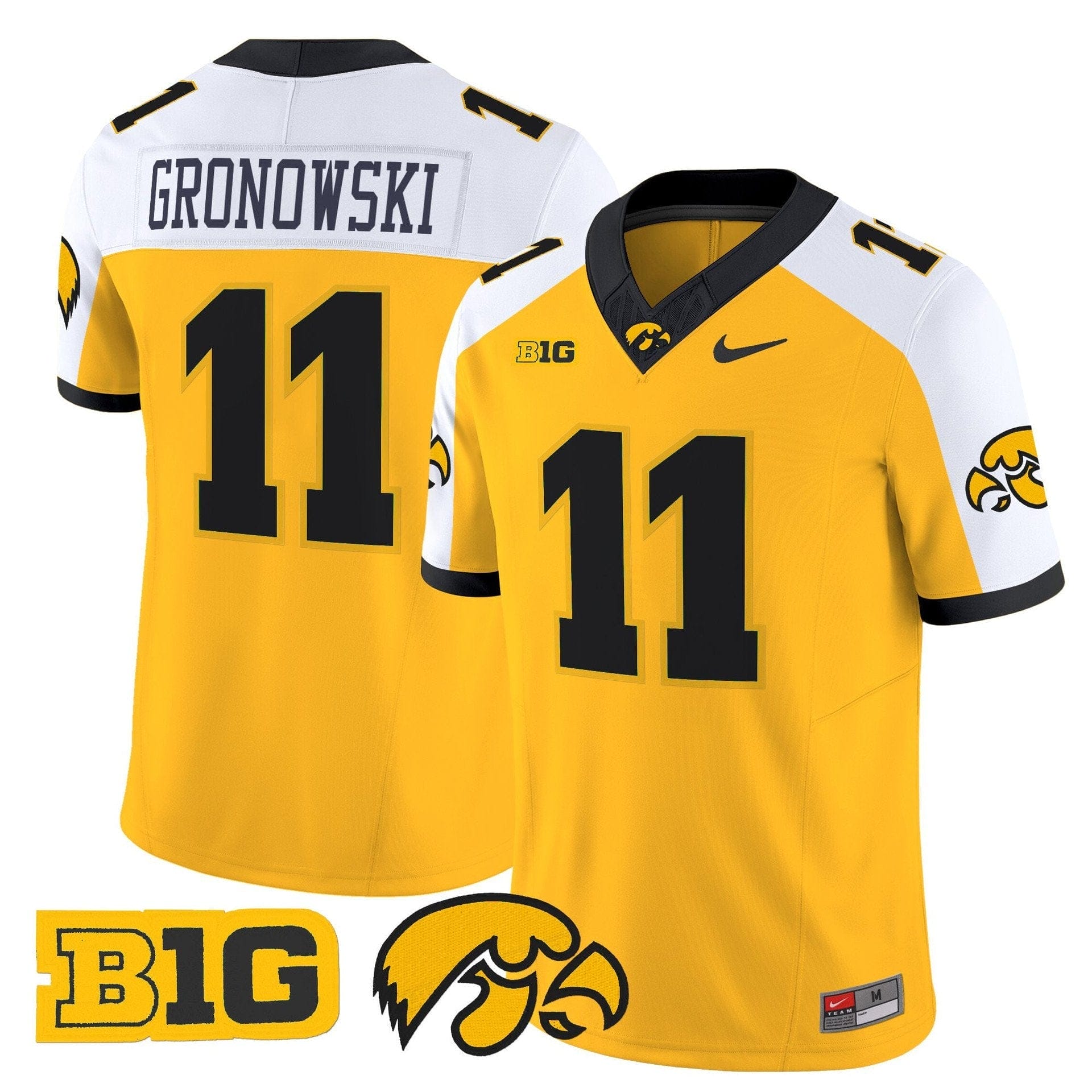 Mark Gronowski Jersey #11 Iowa Hawkeyes 2025 Limited Stitched - Image 4