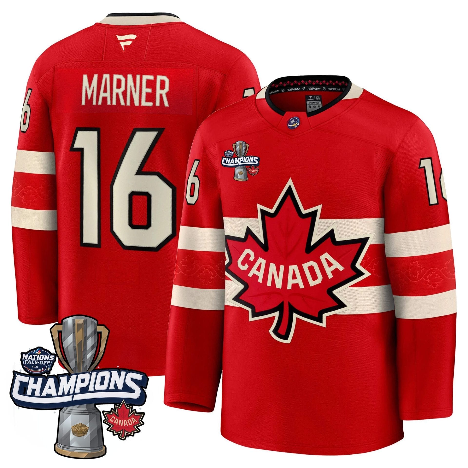 Men Canada 2025 4 Nations Face-Off Champions Jersey - All Stitched 28 Men Canada 2025 4 Nations Face-Off Champions Jersey - All Stitched - Image 28