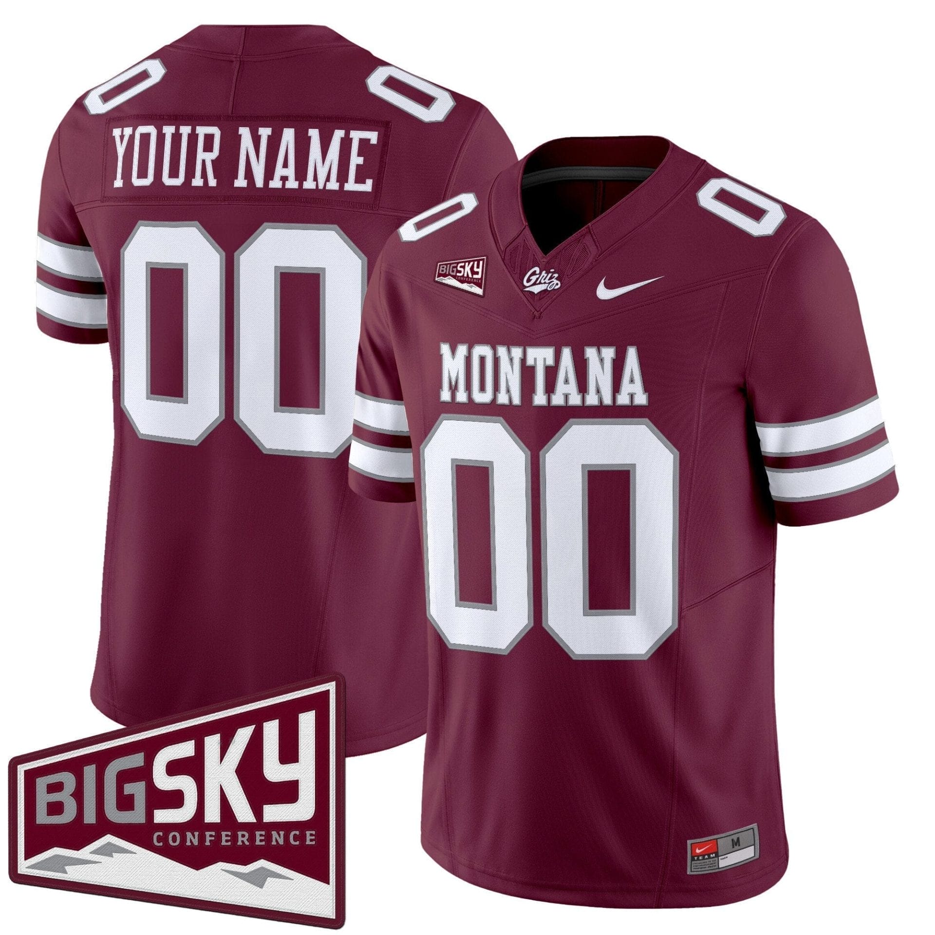 Custom Montana Grizzlies Jersey Name, Number 2025 Vapor Stitched Black Alter 4 Custom Montana Grizzlies Jersey Name, Number 2025 Vapor Stitched Black Alter - Image 4