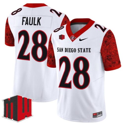 Marshall Faulk Jersey #28 San Diego State Aztecs 2025 Limited Stitched - Image 3