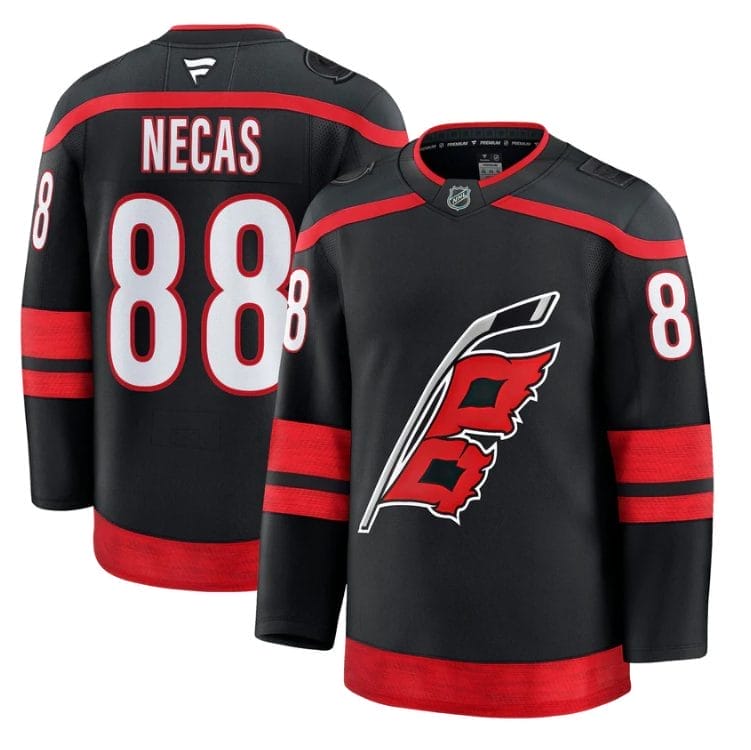 Martin Necas Jersey #88 Carolina Hurricanes 2025 - 26 Premium Stitched