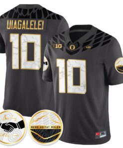 Matayo Uiagalelei Jersey #10 Oregon Ducks 2025 Shoe Duck Stitched