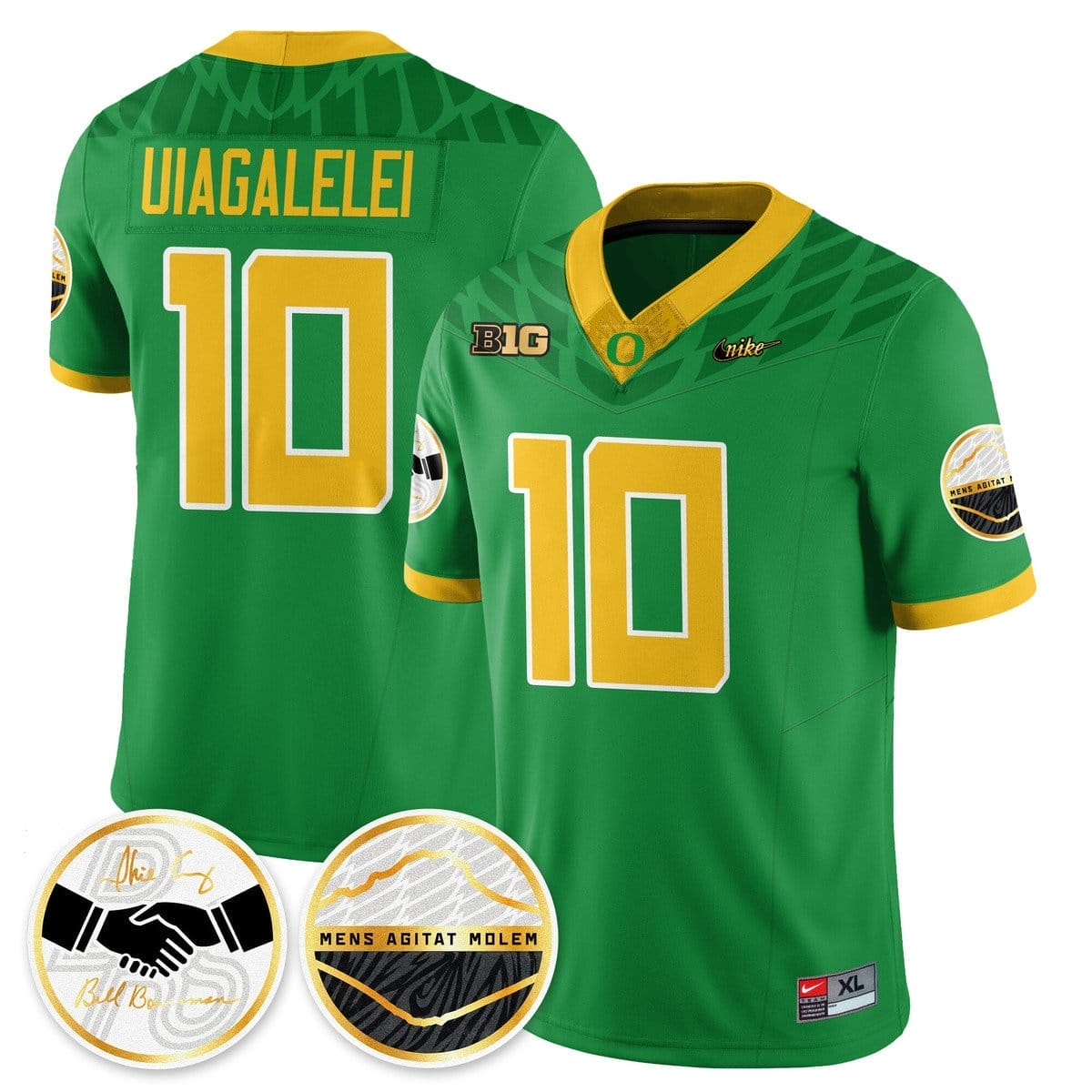 Matayo Uiagalelei Jersey #10 Oregon Ducks 2025 Shoe Duck Stitched 4 Matayo Uiagalelei Jersey #10 Oregon Ducks 2025 Shoe Duck Stitched - Image 4