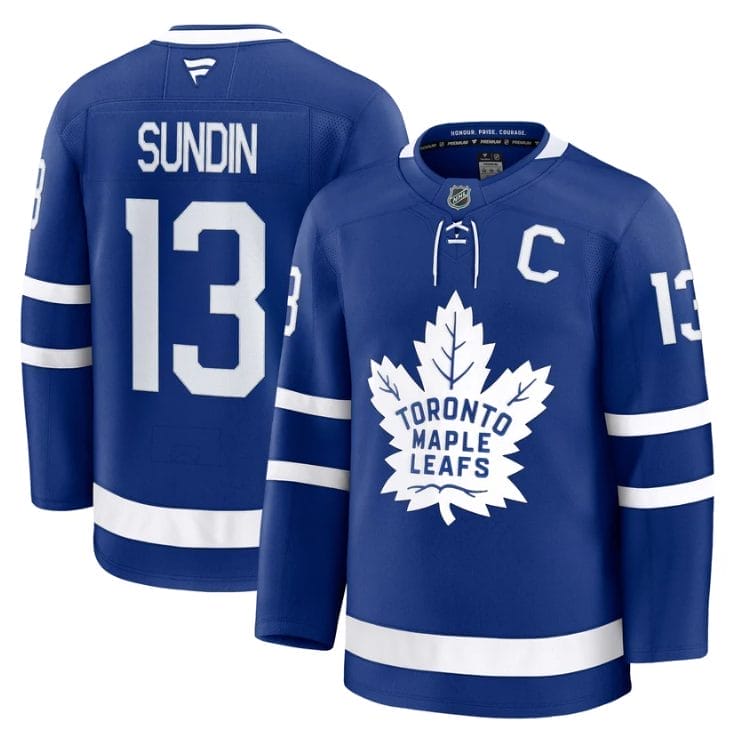 Mats Sundin Jersey #13 Toronto Maple Leafs Timeless Stitched 2 Mats Sundin Jersey #13 Toronto Maple Leafs Timeless Stitched - Image 2