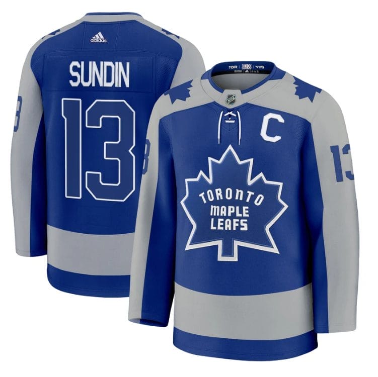 Mats Sundin Jersey #13 Toronto Maple Leafs Timeless Stitched 4 Mats Sundin Jersey #13 Toronto Maple Leafs Timeless Stitched - Image 4
