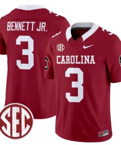 Mazeo Bennett Jr Jersey 3 Carolina 1980 Throwback Rebrand 2026 Garnet