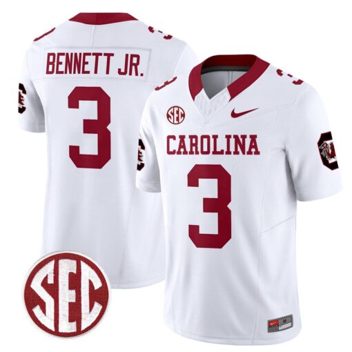 Mazeo Bennett Jr Jersey #3 Carolina 1980 Throwback Rebrand 2026 - Image 2