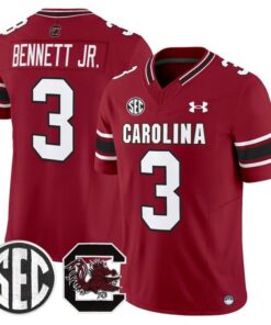Mazeo Bennett Jr Jersey 3 South Carolina Gamecocks 2025 Stitched Garnet